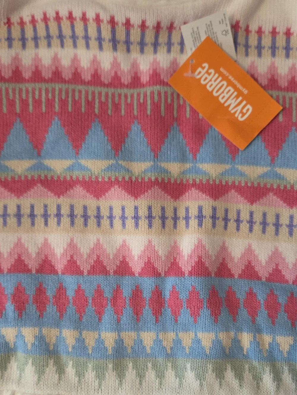Gymboree Girls' Pastel Fair Isle Sweater Dress Size 6